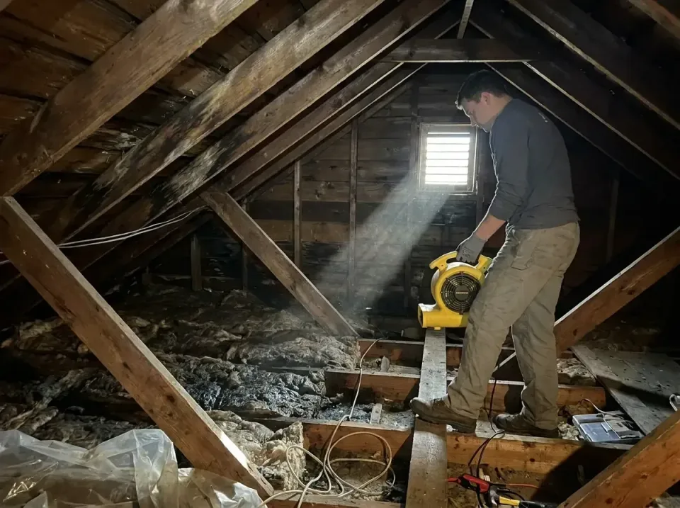 attic-water-damage-drying-proc-007 — frequently asked questions, Emergency Water Extraction & 24/7 Flood Response in Syosset…